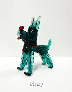 Vintage Murano Glass Dog Figurine/Sculpture-WOW Color & Condition Vintage Murano Glass Dog Figurine/Sculpture-WOW Color & Condition