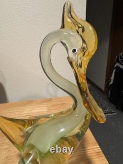 Vintage Murano Glass Duck
