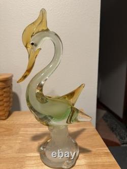 Vintage Murano Glass Duck