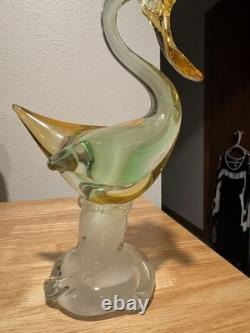 Vintage Murano Glass Duck