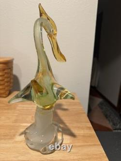 Vintage Murano Glass Duck