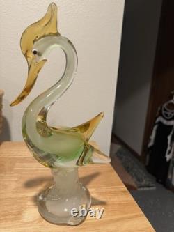 Vintage Murano Glass Duck