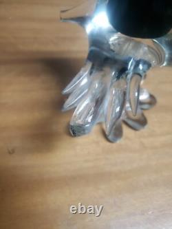 Vintage Murano Glass Duck Colorful 12 Tall Bird Art Heavy