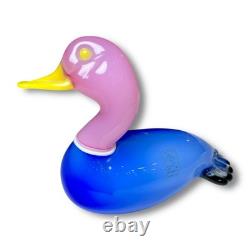 Vintage Murano Glass Duck Decoration Lp