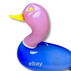 Vintage Murano Glass Duck Decoration Lp