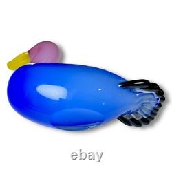 Vintage Murano Glass Duck Decoration Lp