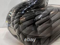 Vintage Murano Glass Duck, Fumato Technique, made by V. Nason & C