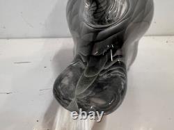 Vintage Murano Glass Duck, Fumato Technique, made by V. Nason & C