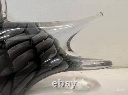 Vintage Murano Glass Duck, Fumato Technique, made by V. Nason & C