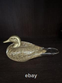 Vintage Murano Glass Duck Set