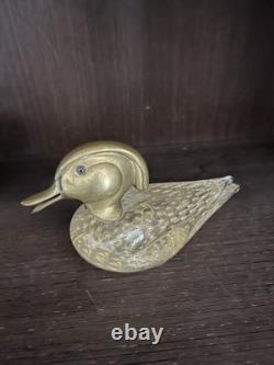 Vintage Murano Glass Duck Set