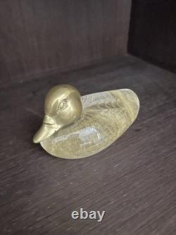 Vintage Murano Glass Duck Set