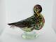 Vintage Murano Glass Duck Signed & Sticker La Tour D`argent By Archimedes Seguso