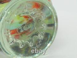 Vintage Murano Glass Duck Signed & Sticker La Tour D`argent By Archimedes Seguso