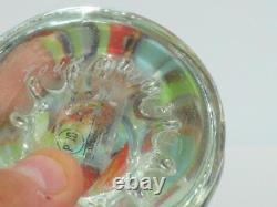 Vintage Murano Glass Duck Signed & Sticker La Tour D`argent By Archimedes Seguso