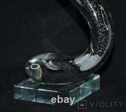 Vintage Murano Glass Figurine Cobra Handcrafted Italian Art Glass Rare 20th