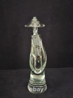 Vintage Murano Glass Figurine Signed M. Signoretto Hand Blown Art Glass 9.75 In