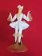 Vintage Murano Glass Figurine of a Venetian Dancer 10.5 In Tall