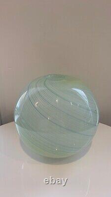 Vintage Murano Glass'Filigranna' Globe Vase
