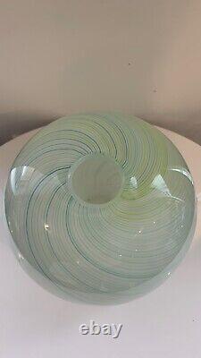 Vintage Murano Glass'Filigranna' Globe Vase
