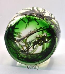 Vintage Murano Glass Fish Tank Block Aquarium Barbini Cenedese Italy Paperweight