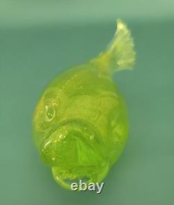 Vintage Murano Glass Fish by Fratelli Toso. Excellent