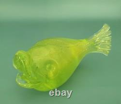 Vintage Murano Glass Fish by Fratelli Toso. Excellent