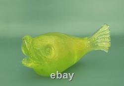Vintage Murano Glass Fish by Fratelli Toso. Excellent