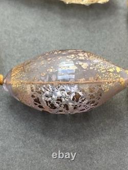 Vintage Murano Glass Foil Necklace