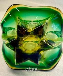 Vintage Murano Glass Fruit Bowl, 1950s