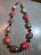 Vintage Murano Glass Hand-Beaded Necklace Vintage 18.5 Inches Christmas Gift