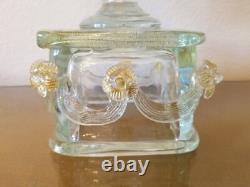 Vintage Murano Glass Iridescent Trophy Vase