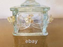 Vintage Murano Glass Iridescent Trophy Vase Vintage Murano Glass Iridescent Trophy Vase
