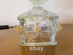 Vintage Murano Glass Iridescent Trophy Vase