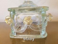 Vintage Murano Glass Iridescent Trophy Vase