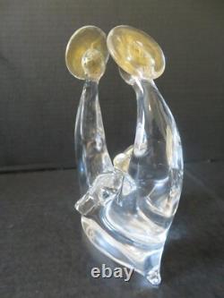 Vintage Murano Glass Italy Nativity, Holy Family Figurine, Handcrafted