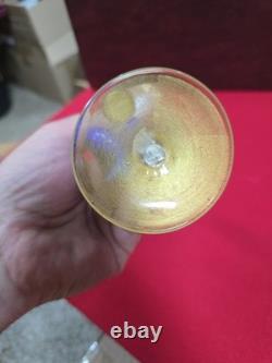 Vintage Murano Glass Lady Figurine 7.5in