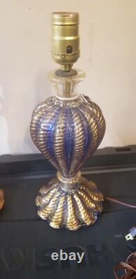 Vintage Murano Glass Lamps By Ercole Barovier