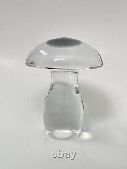 Vintage Murano Glass Large mushroom Franco Bottaro/V. Nason 4.75 tall EVC
