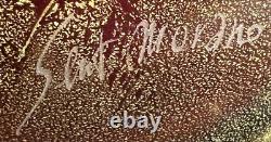 Vintage Murano Glass Marina & Susanna Sent Vase Sommerso Honeycomb Gold Fleck