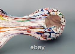 Vintage Murano Glass Millefiori Swan By Fratelli Toso. Gorgeous