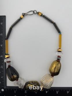 Vintage Murano Glass Multicolor Bead Necklace