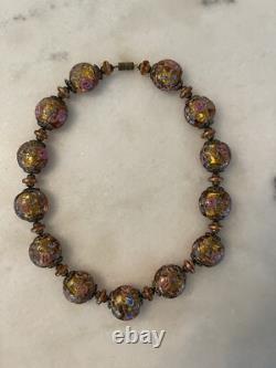 Vintage Murano Glass Necklace, Beautiful