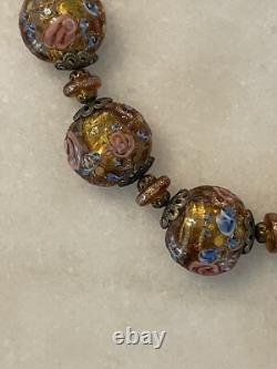 Vintage Murano Glass Necklace, Beautiful