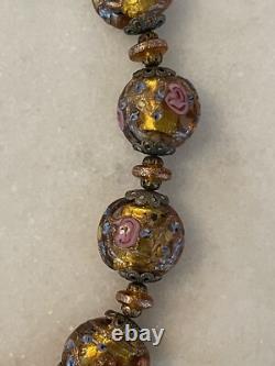 Vintage Murano Glass Necklace, Beautiful