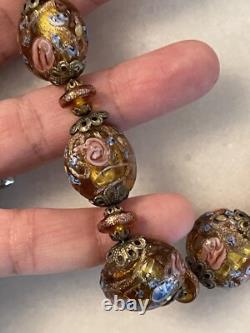 Vintage Murano Glass Necklace, Beautiful