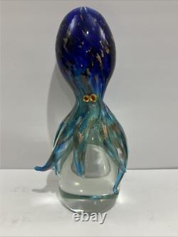 Vintage Murano Glass Octopus by Glass Master Roberto Beltrami With Tags Vintage Murano Glass Octopus by Glass Master Roberto Beltrami With Tags