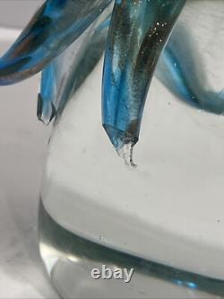 Vintage Murano Glass Octopus by Glass Master Roberto Beltrami With Tags