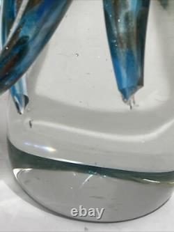 Vintage Murano Glass Octopus by Glass Master Roberto Beltrami With Tags