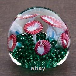 Vintage Murano Glass Paperweight Made In Italy